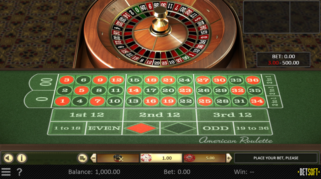 online roulette table game