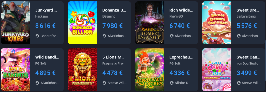 twin casino popular games